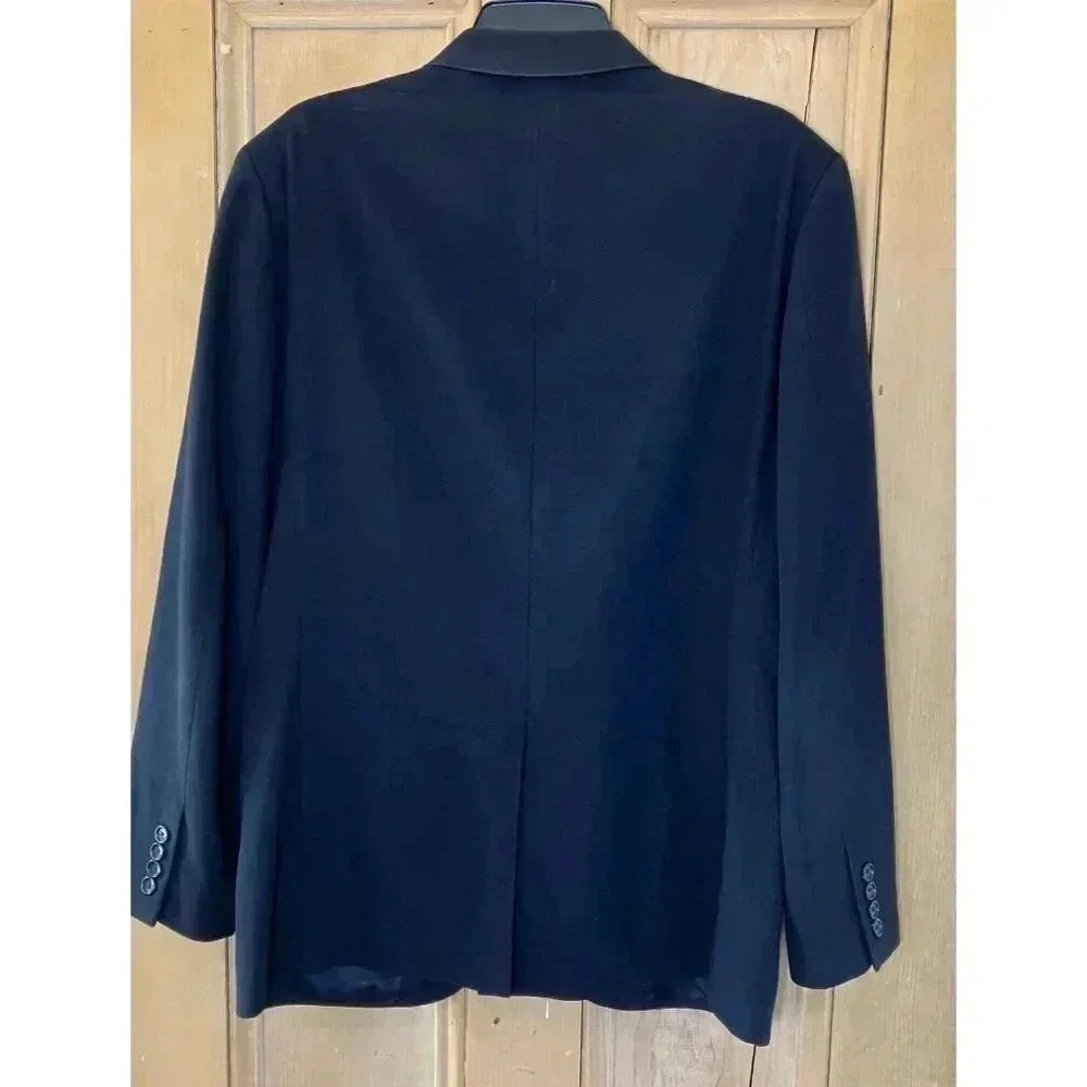 J.Crew Men Y2K Vintage Ludlow 100% Cashmere 2 Button Jacket Size 40R Blue FA EXC